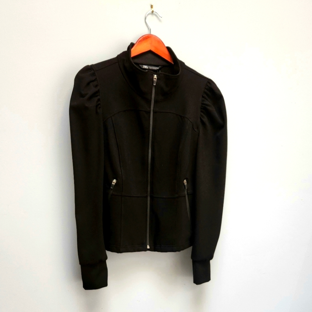 Zara Balloon Sleeve Jacket, XL